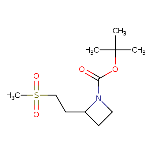 tert-butyl2-(2-methanesulfonylethyl)azetidine-1-carboxylate