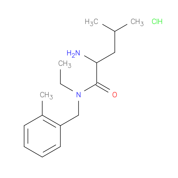 2-amino-N-ethyl-4-methyl-N-[(2-methylphenyl)methyl]pentanamide hydrochloride