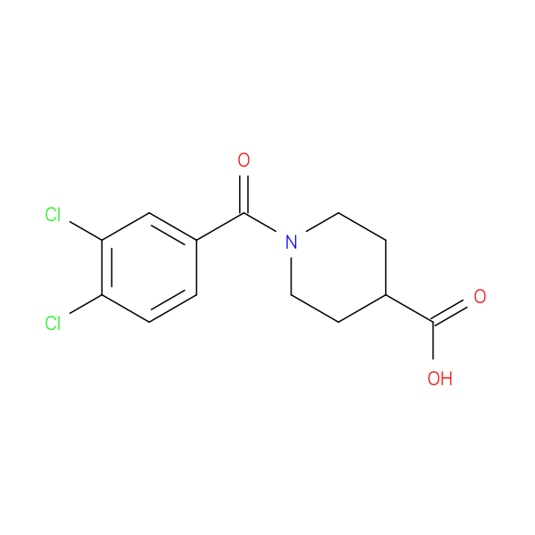 1-(3,4-dichlorobenzoyl)piperidine-4-carboxylic acid