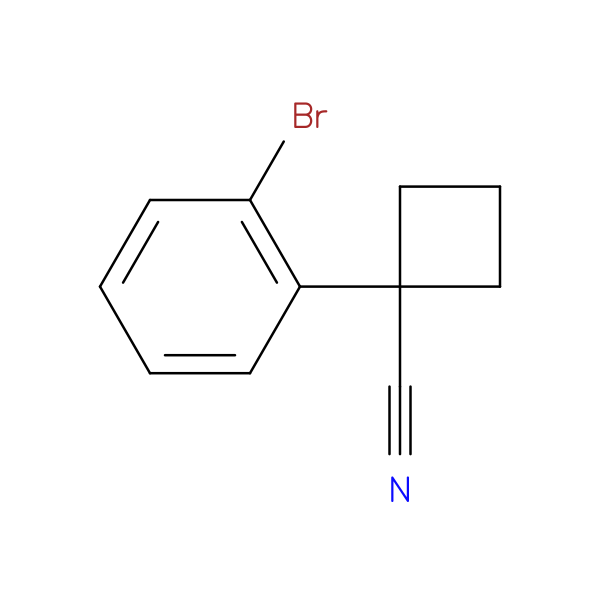 1-(2-Bromophenyl)cyclobutanecarbonitrile