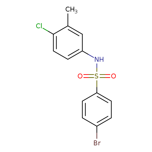 4-bromo-N-(4-chloro-3-methylphenyl)benzenesulfonamide