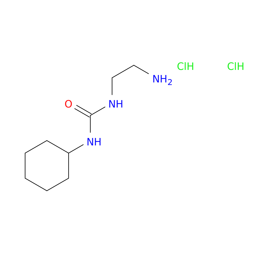 3-(2-aminoethyl)-1-cyclohexylurea dihydrochloride