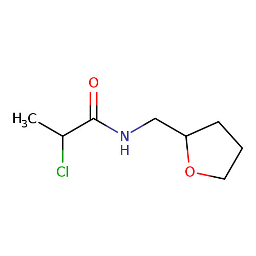 2-chloro-N-(oxolan-2-ylmethyl)propanamide