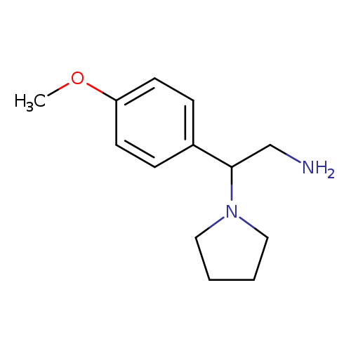 2-(4-Methoxyphenyl)-2-(pyrrolidin-1-yl)ethanamine