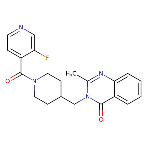 3-{[1-(3-fluoropyridine-4-carbonyl)piperidin-4-yl]methyl}-2-methyl-3,4-dihydroquinazolin-4-one