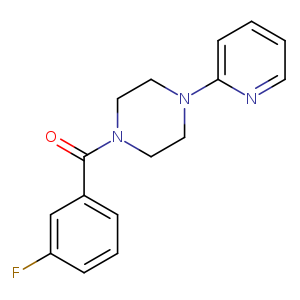 1-(3-fluorobenzoyl)-4-(2-pyridinyl)piperazine