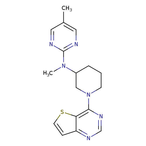 N,5-dimethyl-N-(1-{thieno[3,2-d]pyrimidin-4-yl}piperidin-3-yl)pyrimidin-2-amine