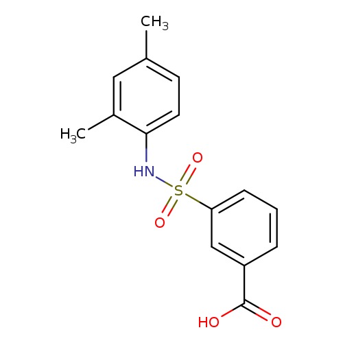 3-[(2,4-dimethylphenyl)sulfamoyl]benzoic acid
