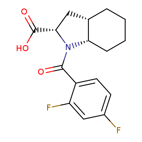 (2S,3aS,7aS)-1-(2,4-difluorobenzoyl)-octahydro-1H-indole-2-carboxylic acid
