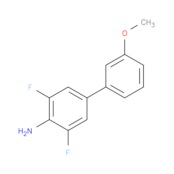 3,5-Difluoro-3'-methoxy-[1,1'-biphenyl]-4-amine