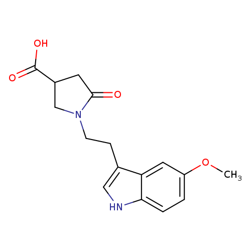 1-[2-(5-Methoxy-1h-indol-3-yl)ethyl]-5-oxopyrrolidine-3-carboxylic acid