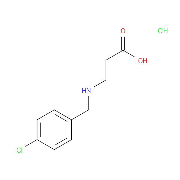 3-{[(4-chlorophenyl)methyl]amino}propanoic acid hydrochloride