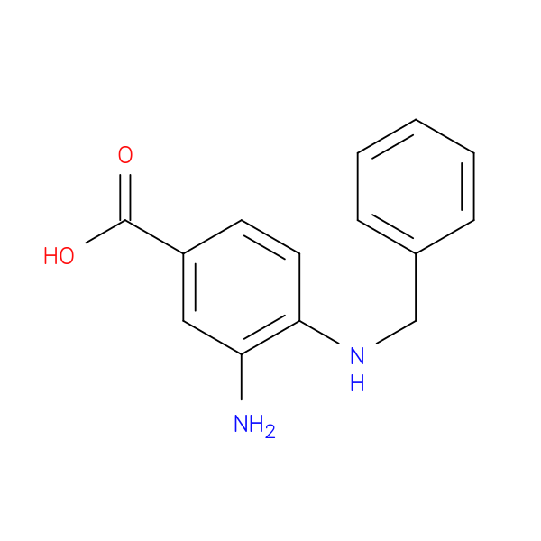 3-Amino-4-(benzylamino)benzoic acid