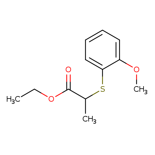 Ethyl 2-(2-methoxyphenyl)sulfanylpropanoate