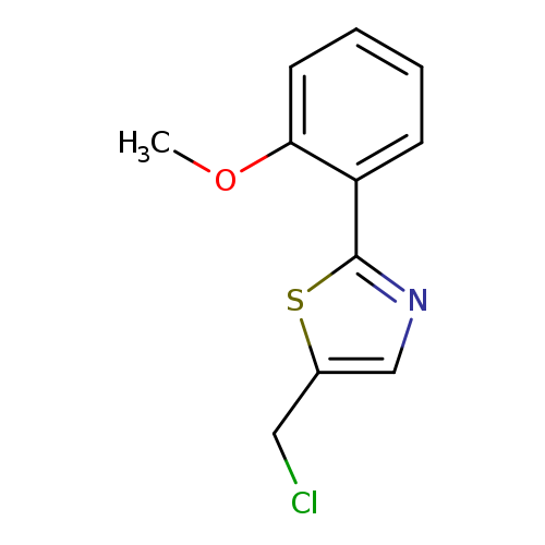 5-(chloromethyl)-2-(2-methoxyphenyl)-1,3-thiazole