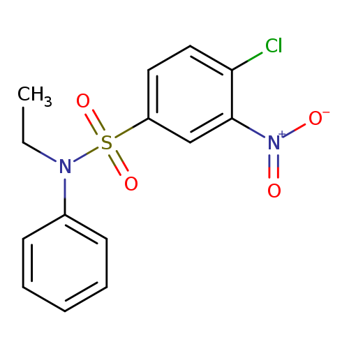 4-chloro-N-ethyl-3-nitro-N-phenylbenzene-1-sulfonamide