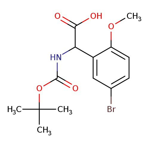 2-(5-bromo-2-methoxyphenyl)-2-{[(tert-butoxy)carbonyl]amino}acetic acid