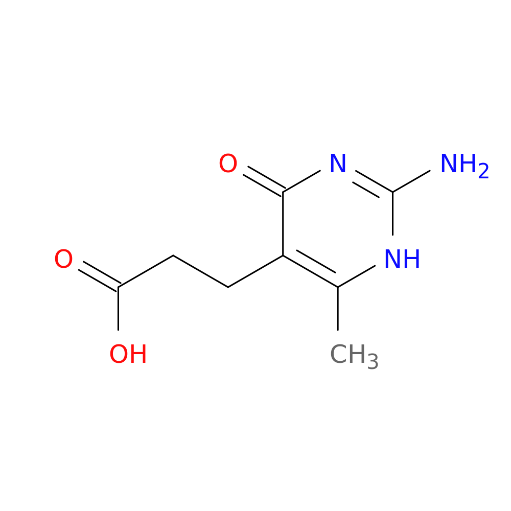 3-(2-Amino-4-methyl-6-oxo-1,6-dihydropyrimidin-5-yl)propanoic acid