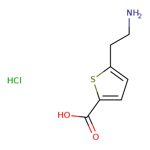 5-(2-aminoethyl)thiophene-2-carboxylic acid hydrochloride