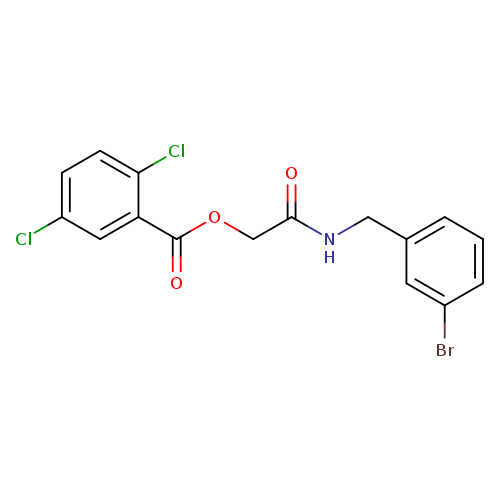 {[(3-bromophenyl)methyl]carbamoyl}methyl 2,5-dichlorobenzoate