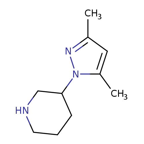 3-(3,5-dimethyl-1H-pyrazol-1-yl)piperidine