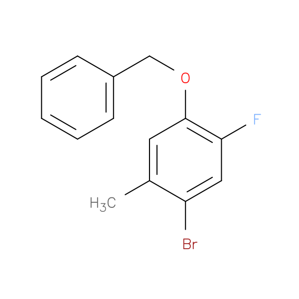 1-(Benzyloxy)-4-bromo-2-fluoro-5-methylbenzene