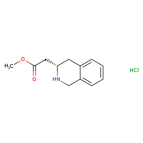methyl 2-[(3S)-1,2,3,4-tetrahydroisoquinolin-3-yl]acetate hydrochloride