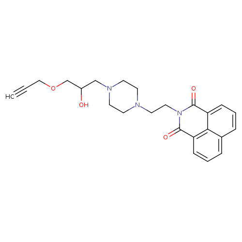 3-(2-{4-[2-hydroxy-3-(prop-2-yn-1-yloxy)propyl]piperazin-1-yl}ethyl)-3-azatricyclo[7.3.1.0^{5,13}]trideca-1(12),5,7,9(13),10-pentaene-2,4-dione