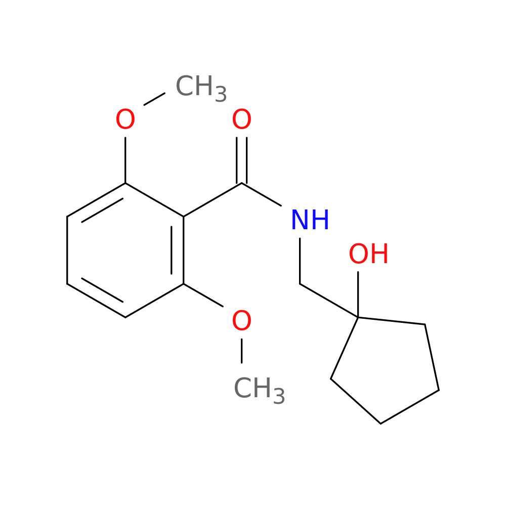 N-[(1-hydroxycyclopentyl)methyl]-2,6-dimethoxybenzamide