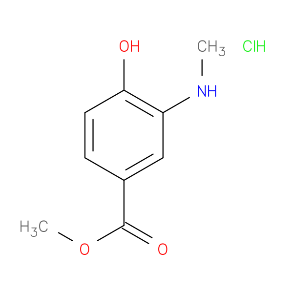 Methyl 4-hydroxy-3-(methylamino)benzoate hydrochloride