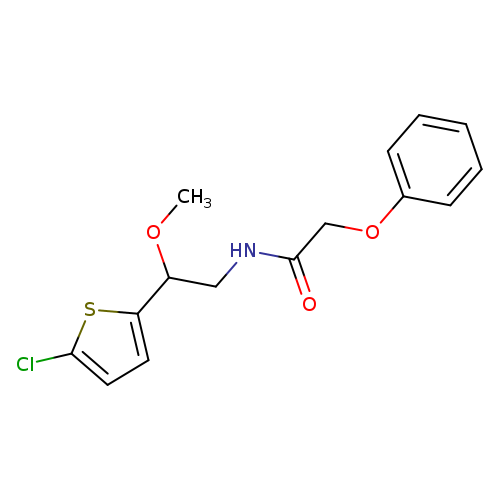 N-[2-(5-chlorothiophen-2-yl)-2-methoxyethyl]-2-phenoxyacetamide