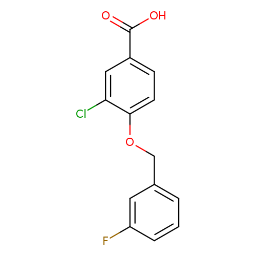 3-Chloro-4-[(3-fluorophenyl)methoxy]benzoic acid