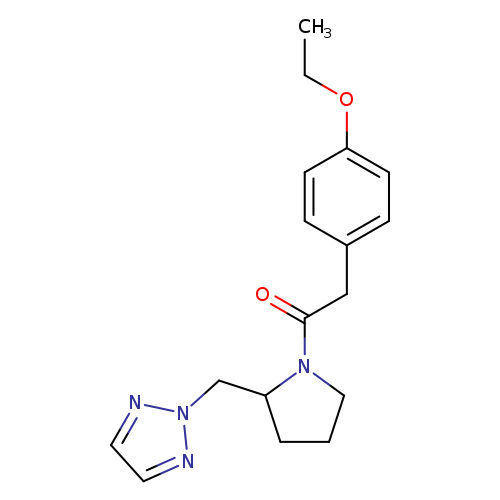 2-(4-ethoxyphenyl)-1-{2-[(2H-1,2,3-triazol-2-yl)methyl]pyrrolidin-1-yl}ethan-1-one