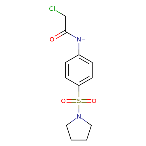 2-Chloro-n-[4-(pyrrolidin-1-ylsulfonyl)phenyl]acetamide