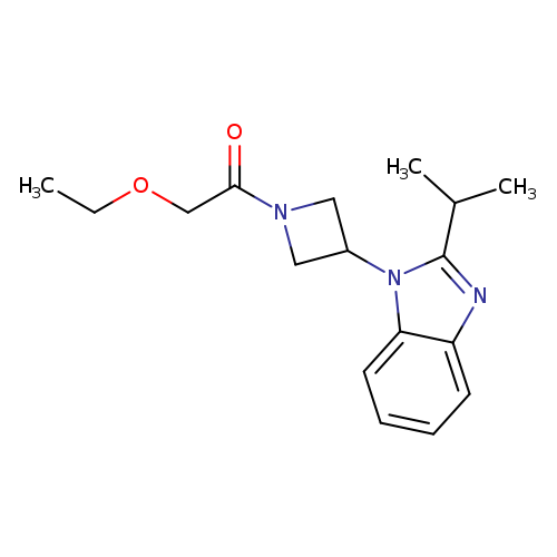2-ethoxy-1-{3-[2-(propan-2-yl)-1H-1,3-benzodiazol-1-yl]azetidin-1-yl}ethan-1-one