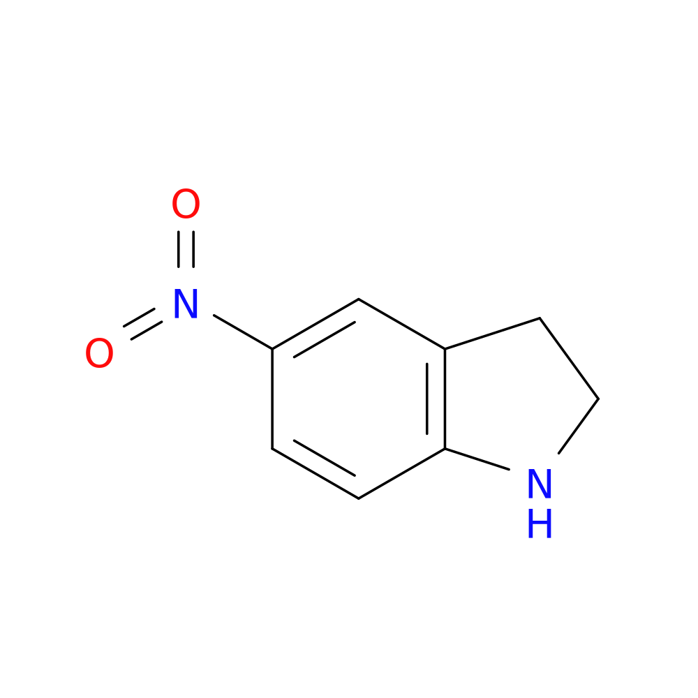 1H-Indole, 2,3-dihydro-5-nitro-