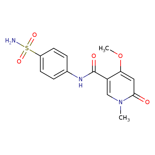 4-methoxy-1-methyl-6-oxo-N-(4-sulfamoylphenyl)-1,6-dihydropyridine-3-carboxamide