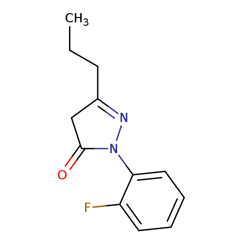 1-(2-fluorophenyl)-3-propyl-4,5-dihydro-1H-pyrazol-5-one