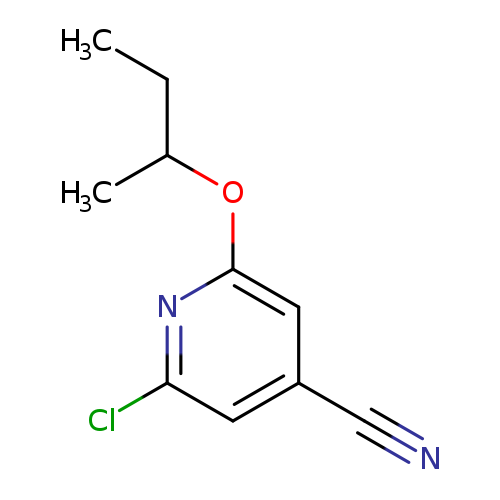 2-(butan-2-yloxy)-6-chloropyridine-4-carbonitrile