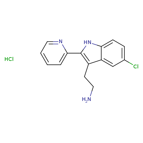 2-(5-Chloro-2-(pyridin-2-yl)-1H-indol-3-yl)ethanamine hydrochloride