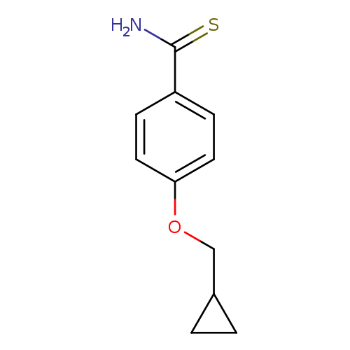 4-(cyclopropylmethoxy)benzene-1-carbothioamide