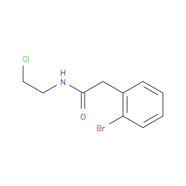 2-(2-Bromophenyl)-N-(2-chloroethyl)acetamide
