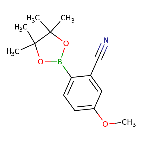 5-Methoxy-2-(tetramethyl-1,3,2-dioxaborolan-2-yl)benzonitrile