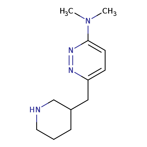 N,N-dimethyl-6-(piperidin-3-ylmethyl)pyridazin-3-amine