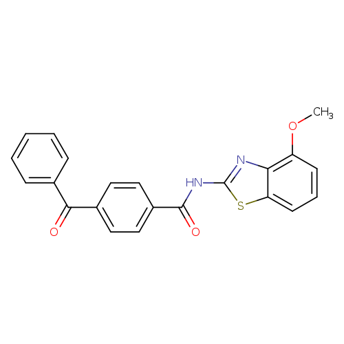4-benzoyl-N-(4-methoxy-1,3-benzothiazol-2-yl)benzamide