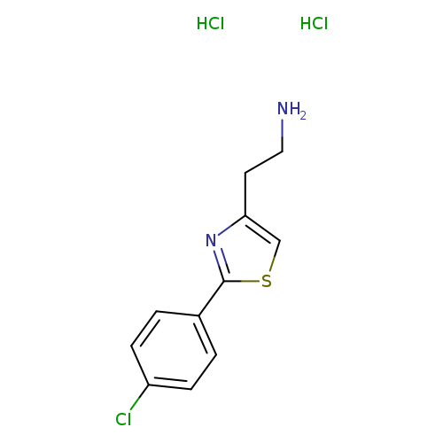 2-[2-(4-chlorophenyl)-1,3-thiazol-4-yl]ethan-1-aminedihydrochloride