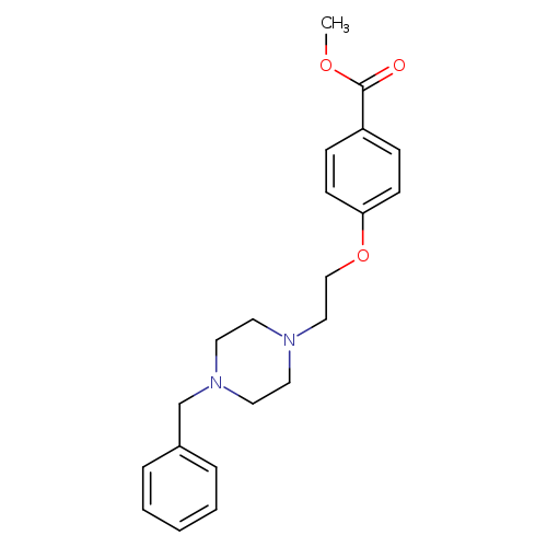 Methyl 4-(2-(4-benzylpiperazin-1-yl)ethoxy)benzoate