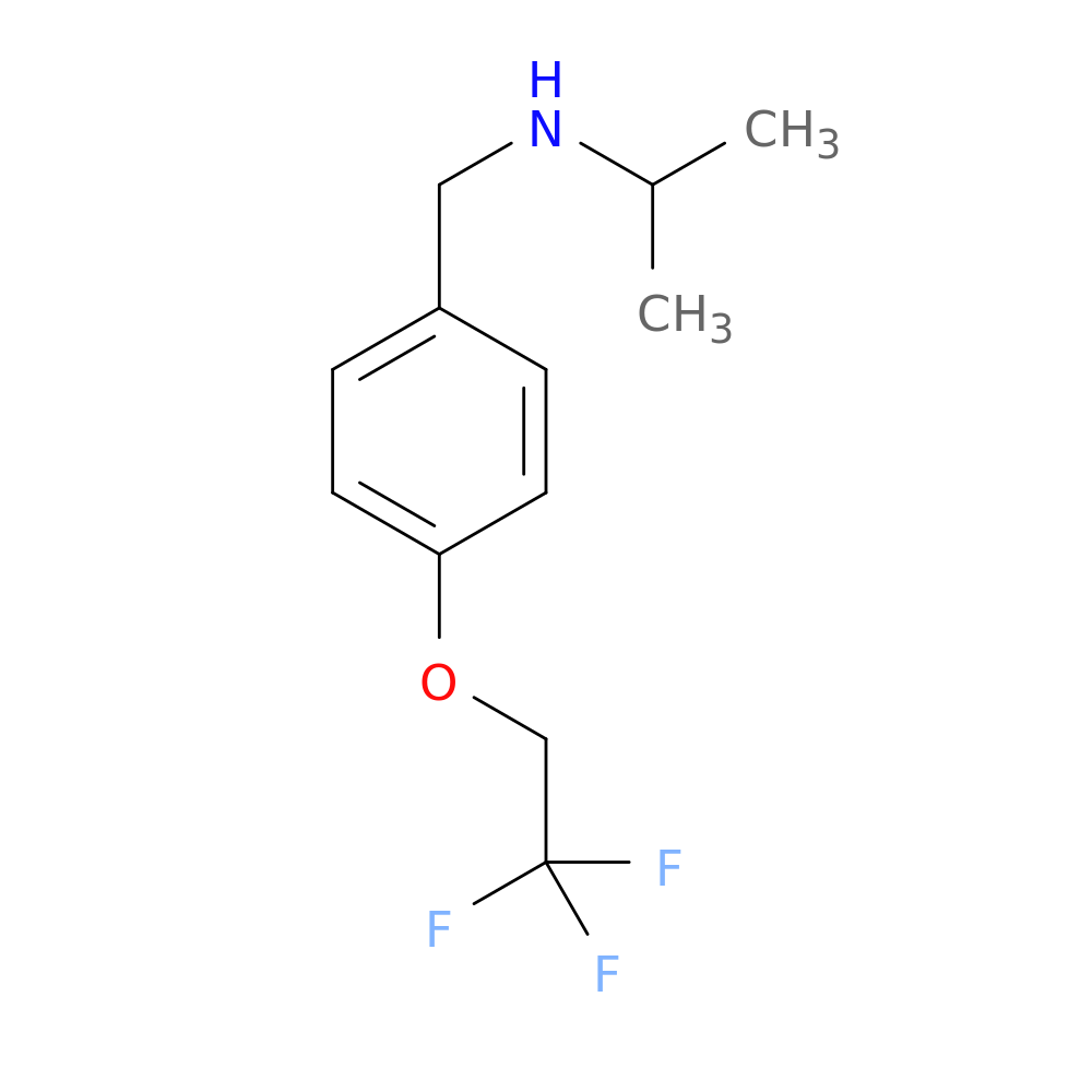 isopropyl[4-(2,2,2-trifluoroethoxy)benzyl]amine