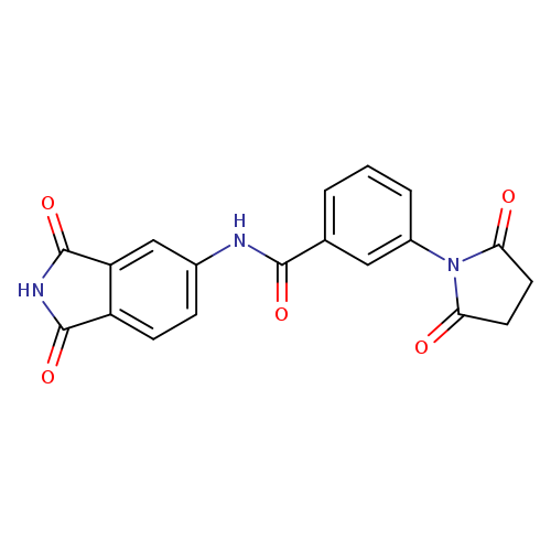N-(1,3-dioxo-2,3-dihydro-1H-isoindol-5-yl)-3-(2,5-dioxopyrrolidin-1-yl)benzamide