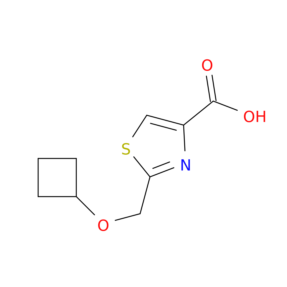 2-(cyclobutoxymethyl)-1,3-thiazole-4-carboxylic acid